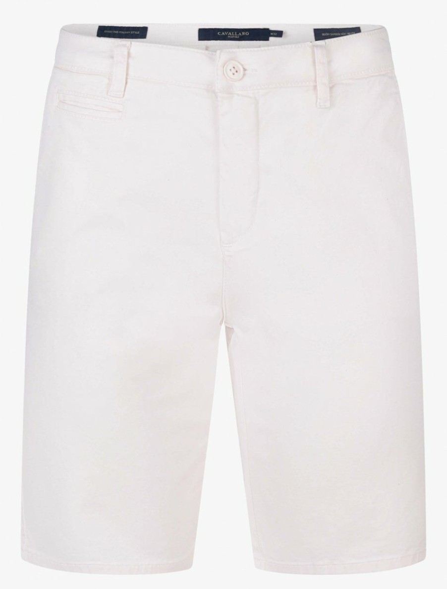 Heren Cavallaro Napoli Shorts | Lanzio Bermuda Off White